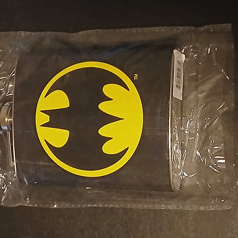 Batman Logo Black and Yellow Flask